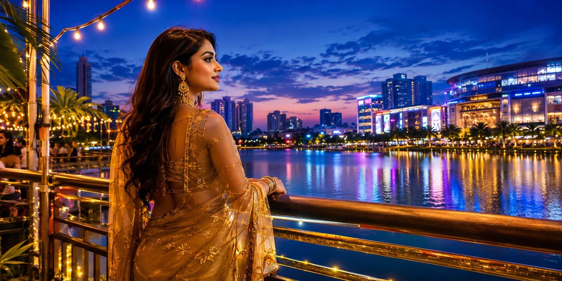 ঢাকায় লটারি গেম উপভোগ করছেন একজন নারী